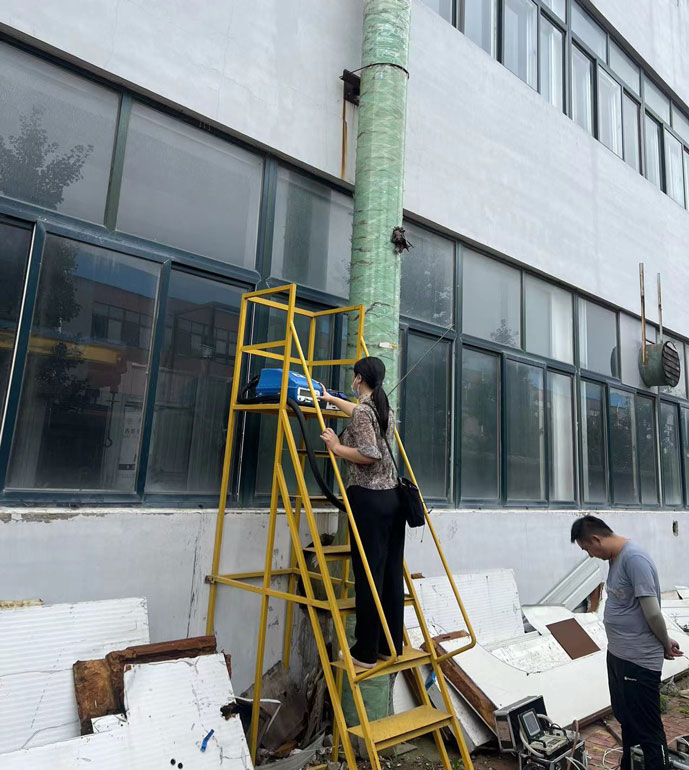 青島力克川液壓機(jī)械有限公司現(xiàn)場測試