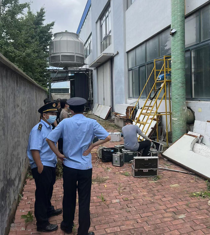 青島力克川液壓機(jī)械有限公司現(xiàn)場測試