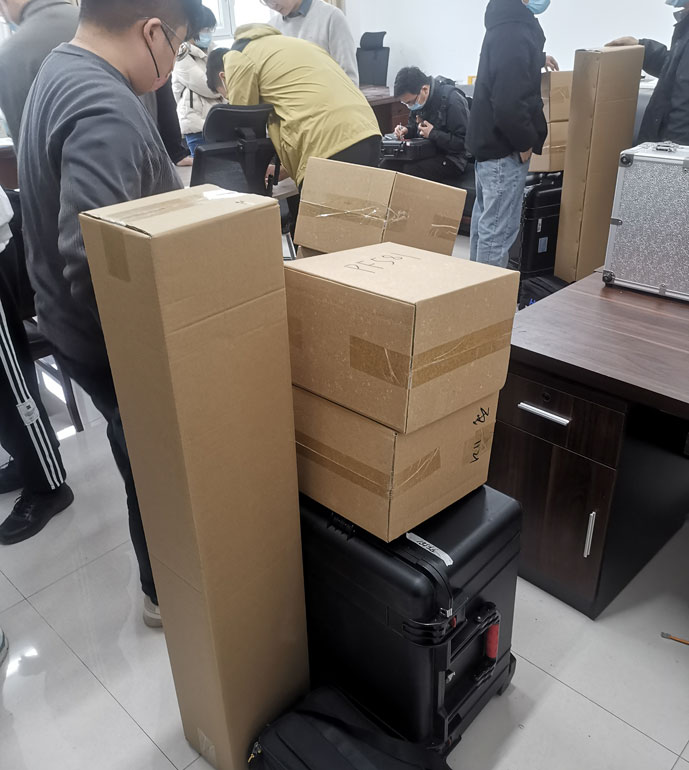 淄博市生態(tài)環(huán)境局PF-300交付驗(yàn)收